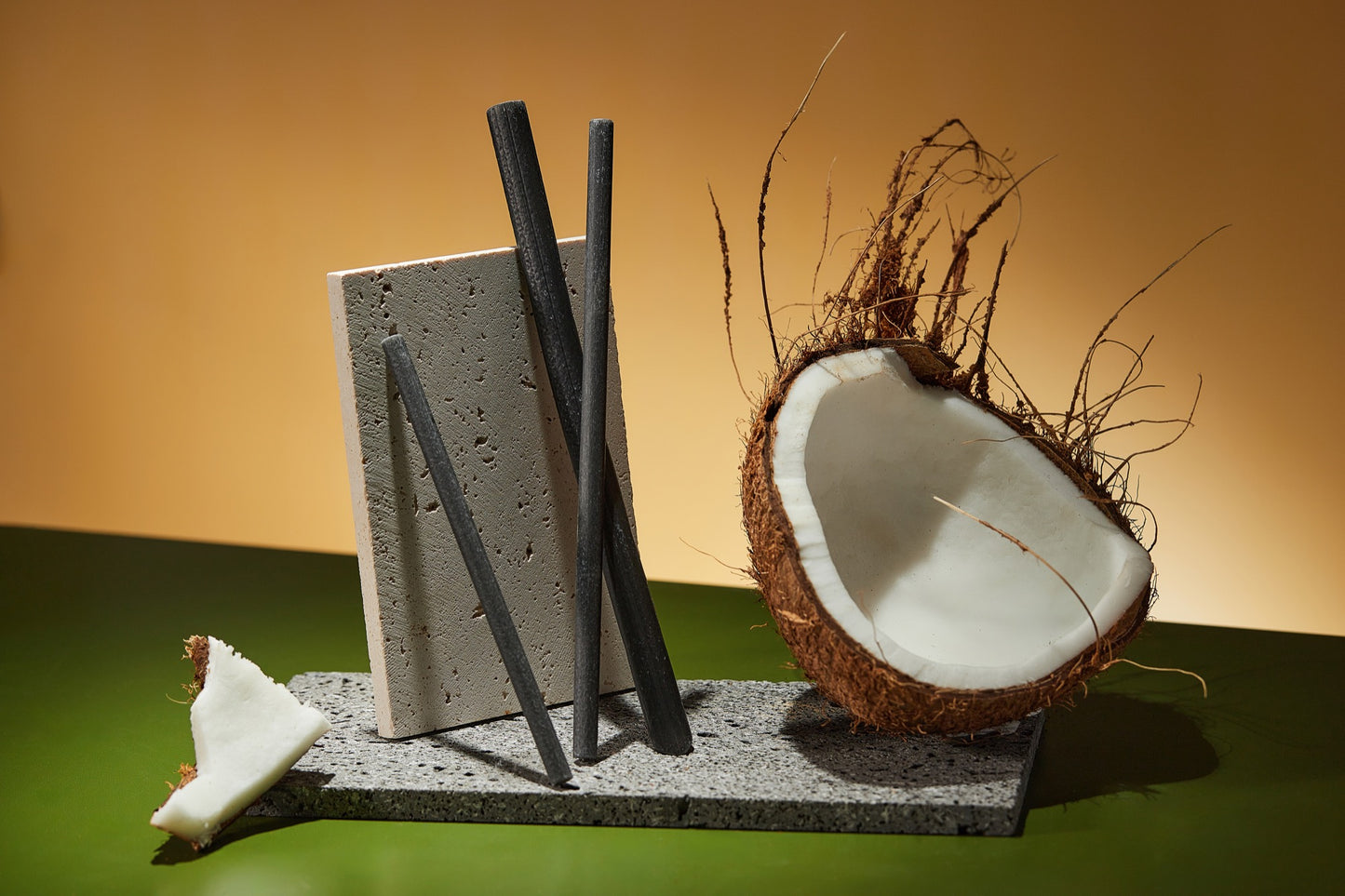 EcoTouch Black Rice Straws — 6mm × 22cm (30 Pack)