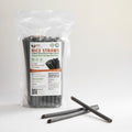 EcoTouch Black Rice Straws — 10mm × 22cm (50 Pack)