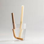 EcoTouch Black Rice Straws — 6mm × 22cm (100 Pack)