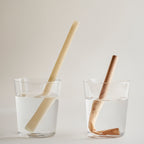 EcoTouch Natural Rice Straws — 6mm × 22cm (100 Pack)