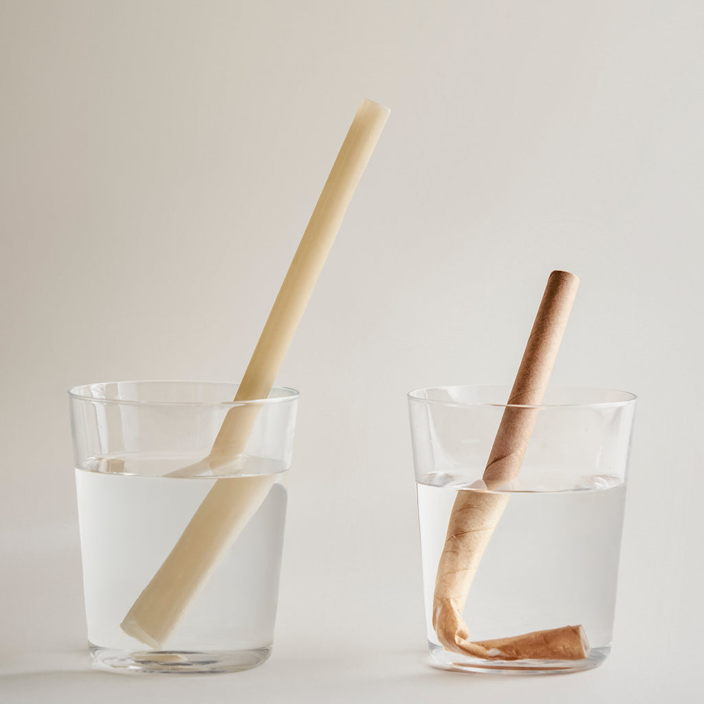 EcoTouch Black Rice Straws — 12mm × 22cm (45 Pack)